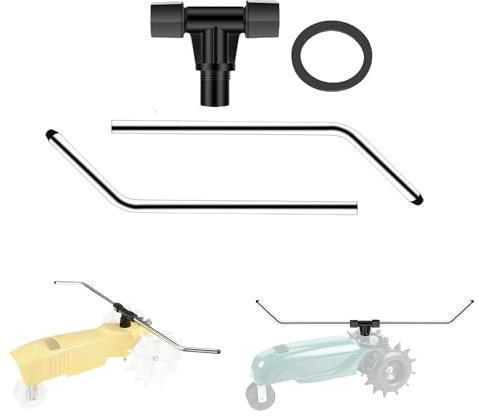 Traveling Sprinkler Arm & Tee Kit for Orbit 58322, Nelson 818653-4002 | Includes T-Part, Rotating Arms & Anti-Leak Gasket. Fits Nelson 818653-4002 & Orbit 58322 Lawn Tractor Sprinklers.
