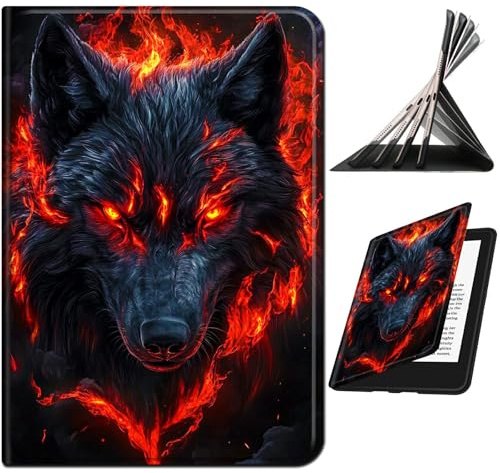 RWUTYTIUL para Amazon Fire HD 10 & 10 Plus (13ª/11ª generación, versión 2023/2021), funda protectora inteligente a prueba de golpes para tablet de visualización multiángulo para mujeres con reposo