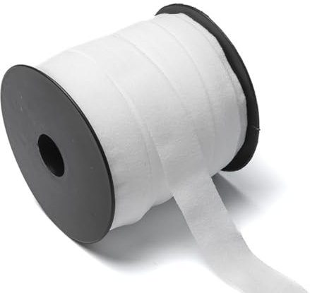 Anevous 30 Meter Gummiband Nylon,Unterwäschegummiband,1.5cm Breit,Gummibänder,Elastisches Band,Gurtband Stoffe für Haushalt,DIY Handwerk,Hosengummi,Nähzubehör,Weiß