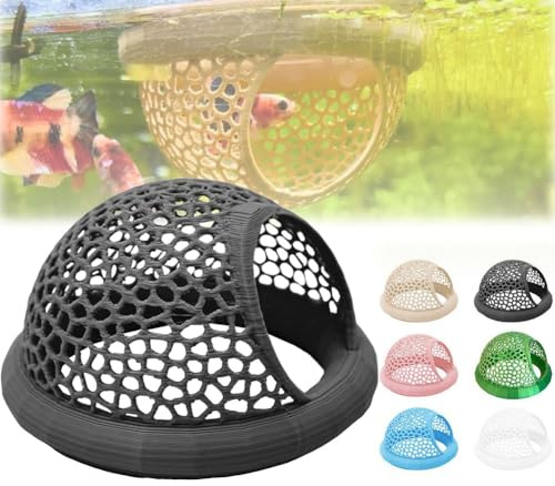 Schwimmendes Betta-Aquarium-Zubehör, 3-in-1 schwimmende Hängematte, Futterring und Ruheplatz, Aquarium-Futterring, 3D-gedruckte schwimmende Betta-Höhle und Garnelen-Versteck, wasserbasierte Haustiere
