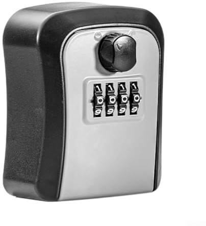 Serratura a combinazione portatile da parete per uso esterno, fornisce una conservazione sicura per chiavi di ricambio in varie impostazioni