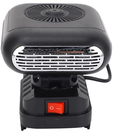 SEAFRONT Elektrische Kleine Heizung, Tragbare batteriebetriebene Heizung, um 90 Grad drehbar, verstellbare Heizung mit 2 Temperaturen für BL1830, BL1850, BL1840, BL1845