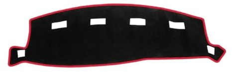 Car Dashboard Cover für Ram 1500 2500 3500 2002-2008, rutschfeste Armaturenbrettabdeckung Sonnenschutz Armaturenbrettmatte Armaturenbrett Abdeckung,RedEdge-A/RHD