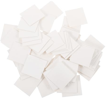 Milisten Feuilles Absorbant L'humidité à Base de Fibres Végétales pour Bocal Alimentaire et Biscuits, Design Compact, 100 Pièces pour Conservation
