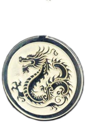 Collier pendentif dragon chinois en argent sterling 925|Signe du zodiaque|Chaîne de 45 cm (18 pouces)|Taille : 24 mm|Breloque inspirée de la mythologie chinoise|Plaqué argent|Unisexe|WW_PNK_02463
