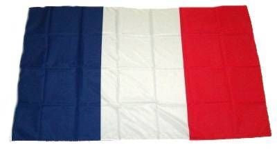 FahnenMax Fahne/Stockflagge Frankreich 30 x 45 cm Flagge
