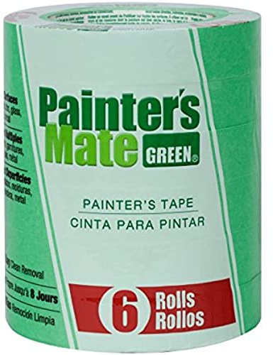 Duck Painter'S Mate 668840 Green 8-Day Painting Tape, 0.94-Inch By 60-Yard, 6-Pack Of Rolls