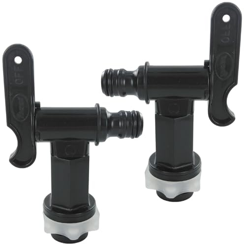 Bulk Hardware BH00133 Paquet de 2 Robinets de cuve avec écrou