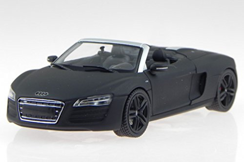 Schuco Audi R8 Spyder 2012 matt schwarz Concept Black Modellauto 450752400 1:43