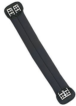 Euroriding Neopren Sattelgurt kurz ohne Elastik Farbe Schwarz, Größe 55cm/22''