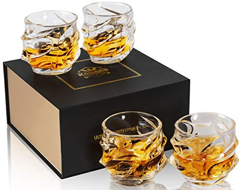 Kanars ultra-clarity senza piombo whiskey GLASSES set 11 Ounce Everest Whiskey Glass