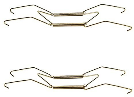 MroMax 2Pc Plate Hangers 8 Inch Brass Plate Wire