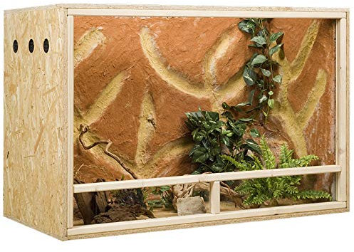 OSB-Terrarium, Holzterrarium 120 x 60 x 80 cm mit Seitenbelüftung