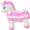 Kögler 14200 - Infinata Einhorn, wiederverwendbare Pinata aus Plüsch, etwa 15 x 30 x 45 cm groß, ideal für Geburtstage, Partys und vielem mehr
