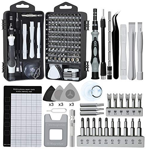 E·Durable 138in1 mini tournevis de précision Kit de mémoire magnétique pour la fixation d'un ordinateur portable iPhone PC Macbook Xbox