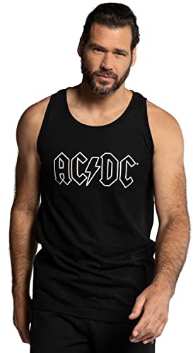 JP 1880 Herren große Größen Übergrößen Menswear L-8XL Tank Top ACDC, ärmellos, Rundhals, bis 8 XL schwarz 3XL 790635130-3XL