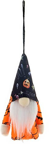 TianWlio Karneval Glow Zwerg Dekorative Verzierungen Top hat Kurze Beine gesichtslose Puppe Leuchtend Magic Party Wandhalterung Für Blumentöpfe (A, One Size)