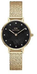 Daniel Wellington Petite Uhr 28mm Double Plated Stainless Steel (316L) and Crystals Gold