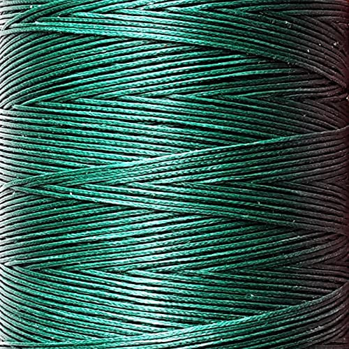 1mm Waxed Nylon Cord 20 meters, Durable Strong Thread for Jewellery Bracelet making, Art & Crafts (Forest Green)