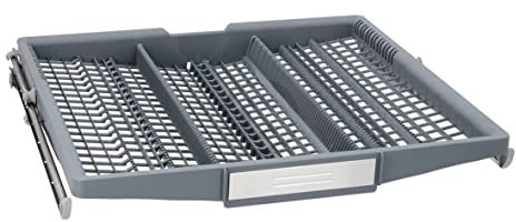 ensipart Besteckschublade mit Rahmen Schienen für Spülmaschine kompatibel mit BOSCH 00685271 Schublade für Geschirrspüler