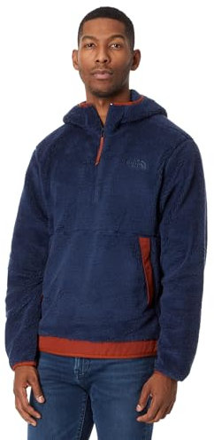 THE NORTH FACE Herren Campshire Fleece Hoodie, Summit Navy/Brandy Brown, X-Large