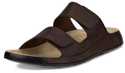 ECCO Men's Cozmo M Flat Sandal, Potting Soil, 5.5 UK