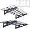 VEVOR Scaffali per Garage da 2 Pezzi Griglia per Garage Portaoggetti 122 x 61 cm Montaggio da Parete, Capacità Carico max. 113,4 kg ca., Scaffali Galleggianti per Organizzazione del Garage, Officina