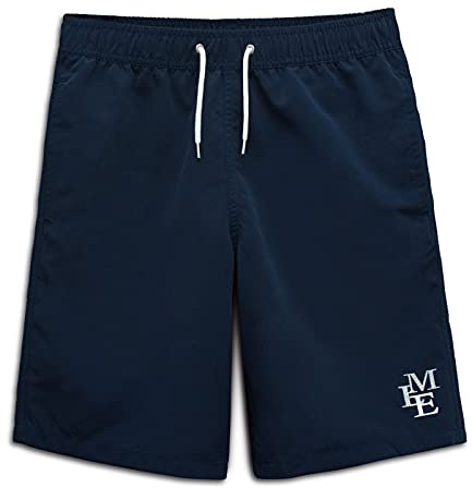 MEILONGER Short de Bains Garcons À Séchage Rapide Maillot de Bain Enfant a la Plage avec Slip Filet Âge 6-7,8,10-12,14-16,18-20(Tibétain,14-16)