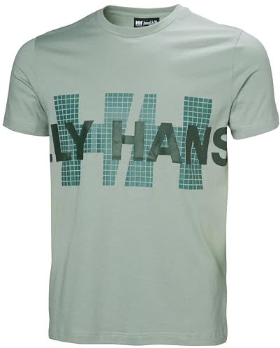 Helly Hansen Herren Core Graphic T 2.0, Eukalyptus, S