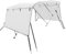 vidaXL Toldo Bimini 4 Arcos con Paredes Laterales 243x(230-244) x137 cm, toldo Bimini para Barco, toldo Bimini para Barco, toldo Bimini en Barco