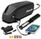 Adaluolo 48V Ebike Battery 13AH Hailong Electric Bike Batteries Lithium ion Bicycle Battery with Charger, 5 Pin Fix Plate, USB Port, Connector for 100W-1000W Motor