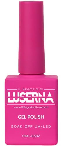 Smalti Gel UV Semipermanenti - 60 Colori Vivaci, Lunga Durata - Il Negozio di Luserna (41 Fucsia Fluo, 15 ML)