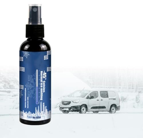 Dégivreur 100 Ml,Spray Dégivrant Pour Pare,Spray Dégivrant Pour Pare-Brise,Spray Dégivrant Antigel,Spray Déneigement,Spray Dégivrant Voiture,Spray Dégivrant Congélateur,﻿agent Dégivrant Pour Voiture