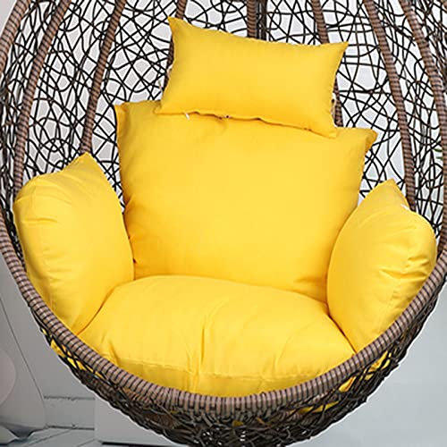 Egg Chair Cushion for Hanging Basket Seat Patio Swing Egg Chair Pad Replacement Indoor Outdoor Bedroom Decor Without Stand