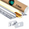 LASLUX LED Aluminium Profil 10 x 2m(20m) Aluminium Trockenbauprofil für LED Streifen bis 20 mm Breite mit milchweißer PC-Abdeckung und Zubehörset(SP45)