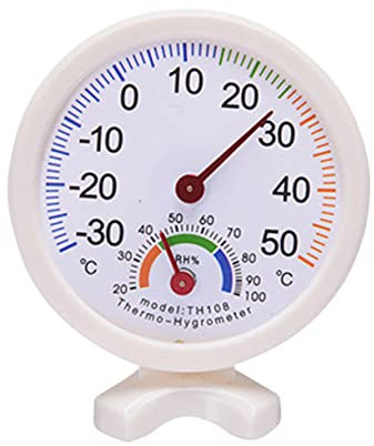 PHENOFICE Präziser Hygrothermograph Robustes Analoges Temperatur Und Hygrometer Für Innenräume Ideal Zur Überwachung Von Temperatur Und Luftfeuchtigkeit