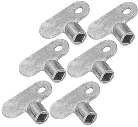 Artibetter 6stücke Teiliges Quadratische Steckschlüssel Heizkörper-entlüftungsschlüssel Vielseitig Als Wasserhahn-schraubenschlüssel Für Heizungsventile Und Radiatoren Handlich Und Langlebig