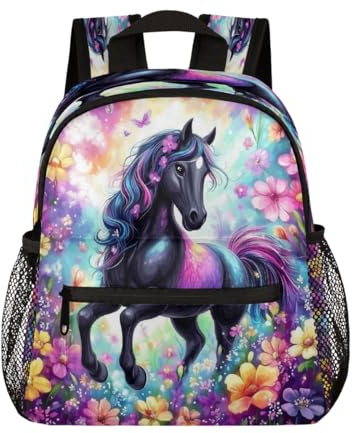 Mexpekil Kinder-Rucksack mit Brustgurt, Schultasche für Mädchen, Jungen, kleiner Rucksack, niedliche Kinderrucksäcke