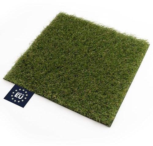 Primaflor Kunstrasen Rio | 1,00m x 2,50m | Rasen-Teppich 37mm für Garten, Balkon & Terrasse | Outdoor Bodenbelag | Wasserdurchlässig | UV-stabil | naturgetreu | kinderfreundlich