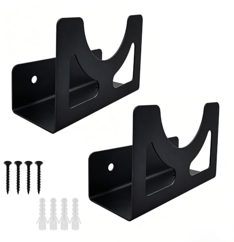 2 Stück Winkelschleifer Wandhalterung 12x7x4 cm, Winkelschleifer Halterung 115-125mm, Tragfähigkeit 15 kg, Universal Wandhalter aus Eisen für Schneider Polierer Garage Werkstatt Arbeitsplatz