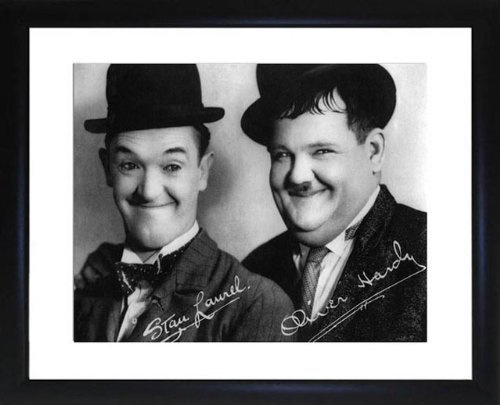 Picture Favourites Laurel und Hardy gerahmtes Foto