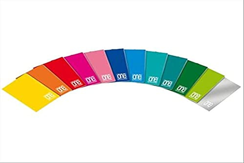 Blasetti One Color Notizbuch, A5, liniert, 10 Stück