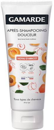 GAMARDE Gentle Conditioner - Nourishing Hair Conditioner with Apricot Kernel Oil and Natural Vitamin E - Detangles, Brightens, and Softens - 6.76 oz