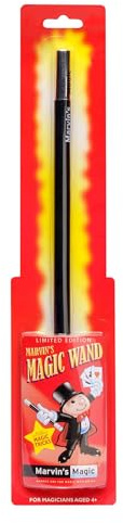 Marvin's Magic Wand (Black/Silver) Professional magic made easy