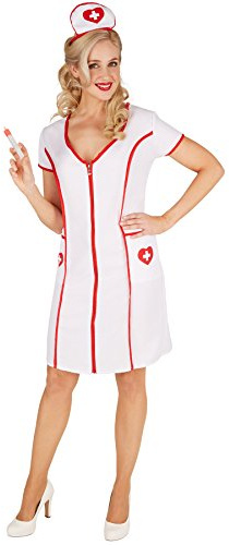 dressforfun tectake Frauenkostüm Krankenschwester | Krankenschwesternkleid inkl. Haube (XXL | Nr. 301418)