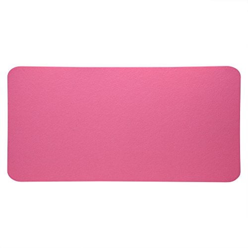 Richer-R Filz Schreibtischunterlage, Antistatisch Filz Mauspad Mausunterlage Schreibtisch Laptop Mouse Filzpad,Flexibel Kratzfest Gaming und Office Mauspad Schreibtischunterlage 4 Farben(Pink)