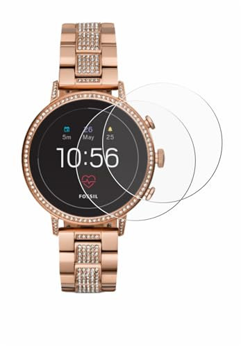 BROTECT (2 Stück Schutzfolie für Fossil Q Venture HR (4.Gen) Displayschutz Folie Ultra-Klar