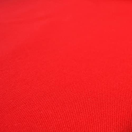 MAGAM-Stoffe Luca Canvas Baumwollstoff Kleidung Polsterstoff Meterware 50cm (04. Rot)