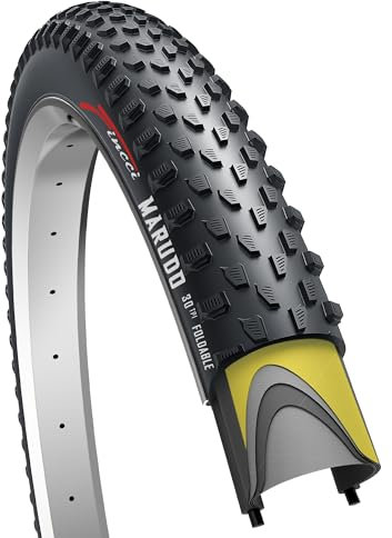Fincci Fahrrad Reifen 29 x 2.10 Zoll 52-622 Faltbar Gravel Fahrradreifen Marudo mit 1 mm Pannenschutz für Mountainbike MTB Hybrid mit 29x2.10 Fahrradmantel