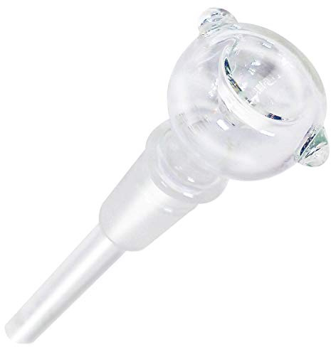 GHODT Chillum Glas 18.8 Schliff 14cm Länge 2-teilig - großes Loch - für Jede gängige Bong Produktname